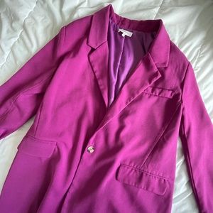 Magenta blazer